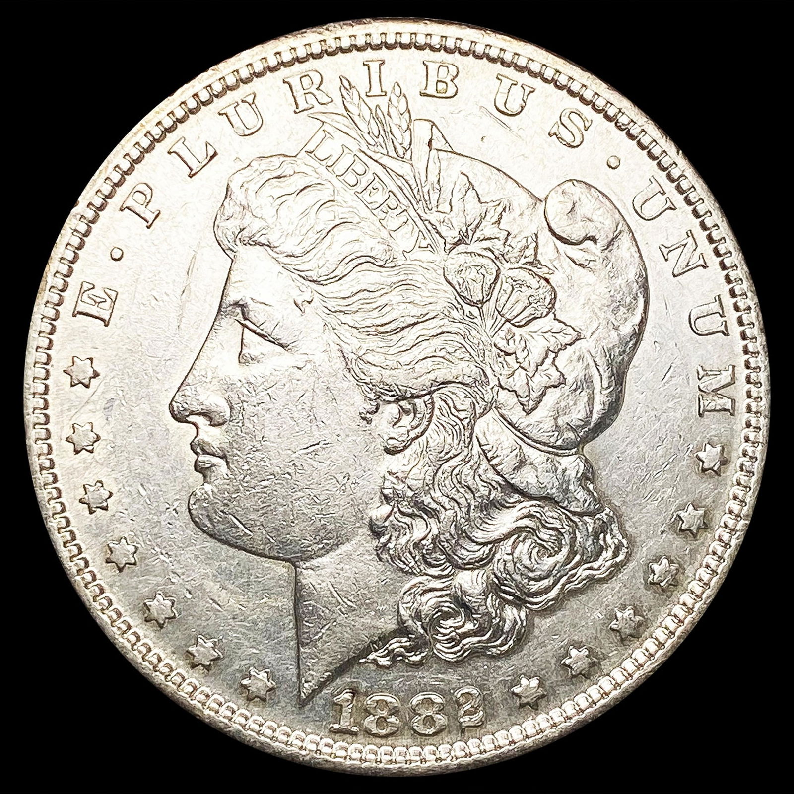 1882-O Morgan Silver Dollar CLOSELY UNCIRCULATED (1 of 2)