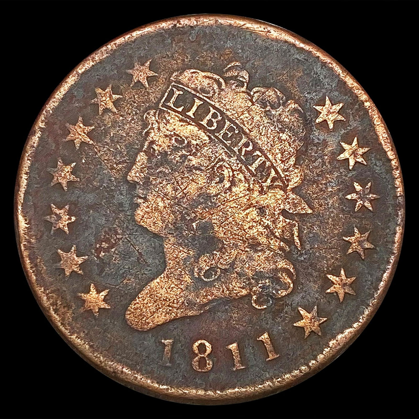 1811 Large Cent NICELY CIRCULATED (1 of 2)