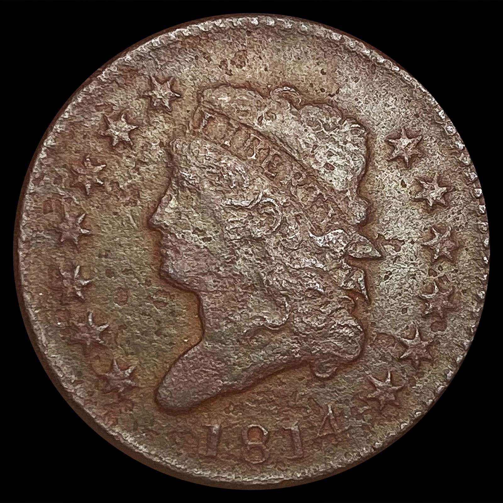 1814 Large Cent LIGHTLY CIRCULATED (1 of 2)