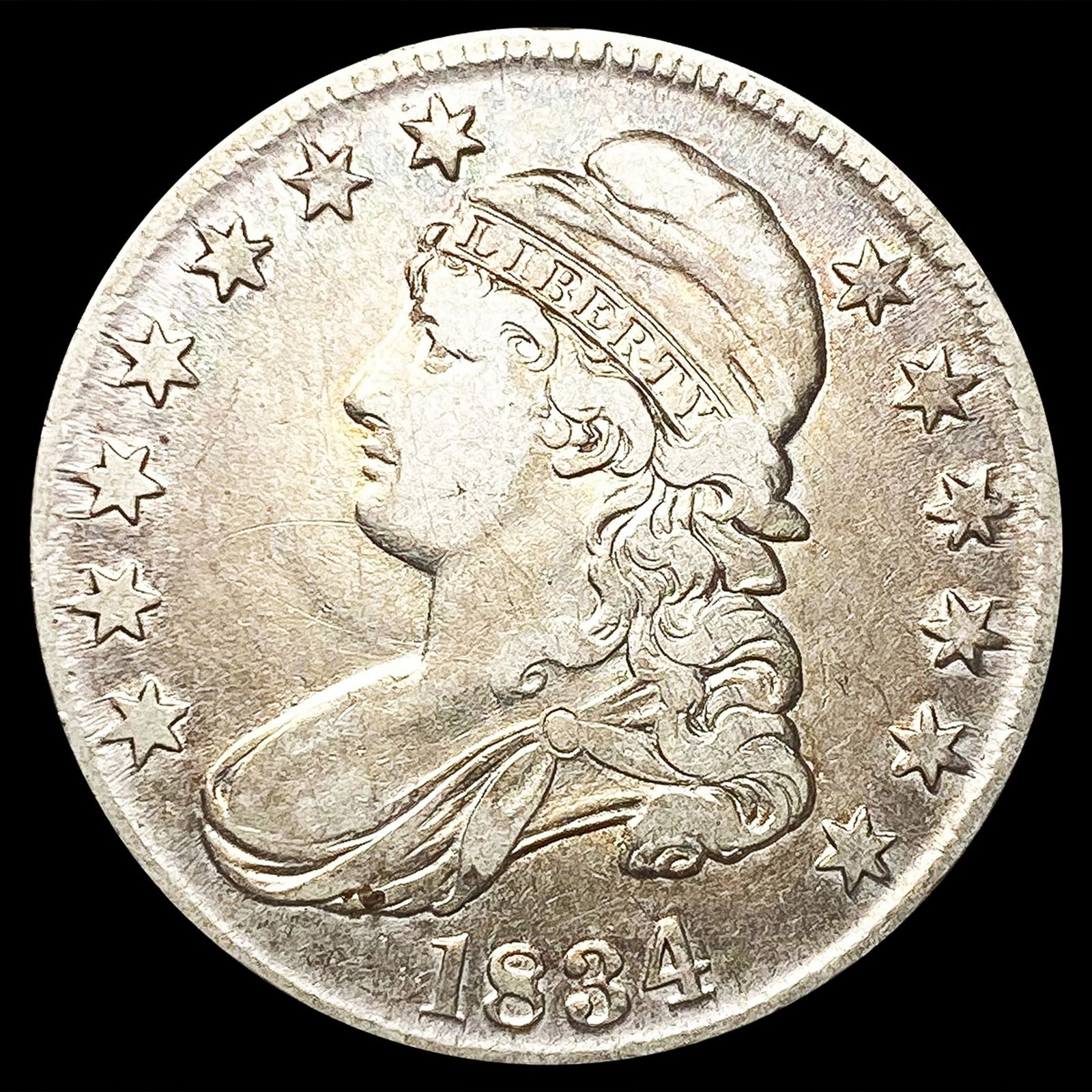 1834 Capped Bust Half Dollar NICELY CIRCULATED (1 of 2)