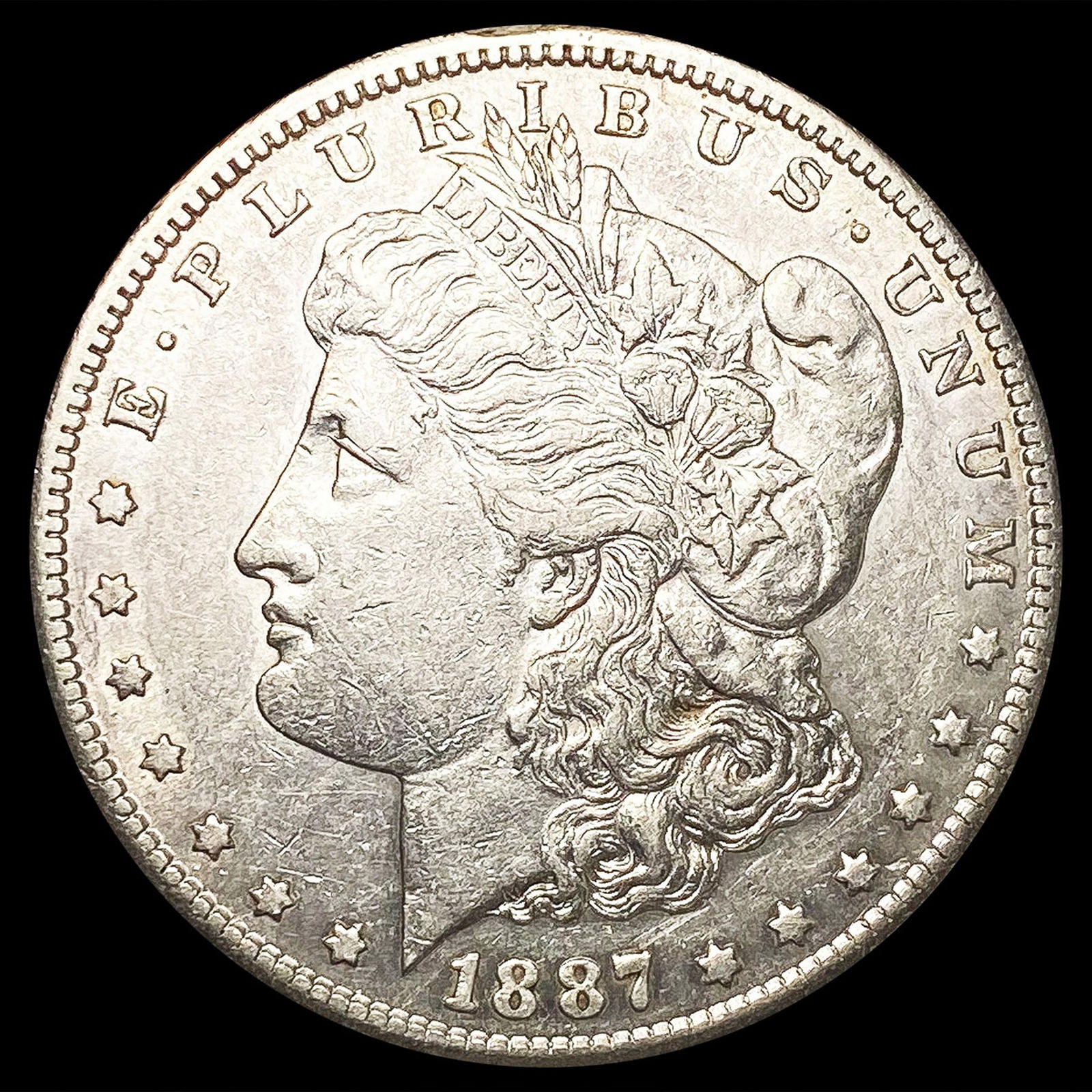 1887-S Morgan Silver Dollar CLOSELY UNCIRCULATED (1 of 2)