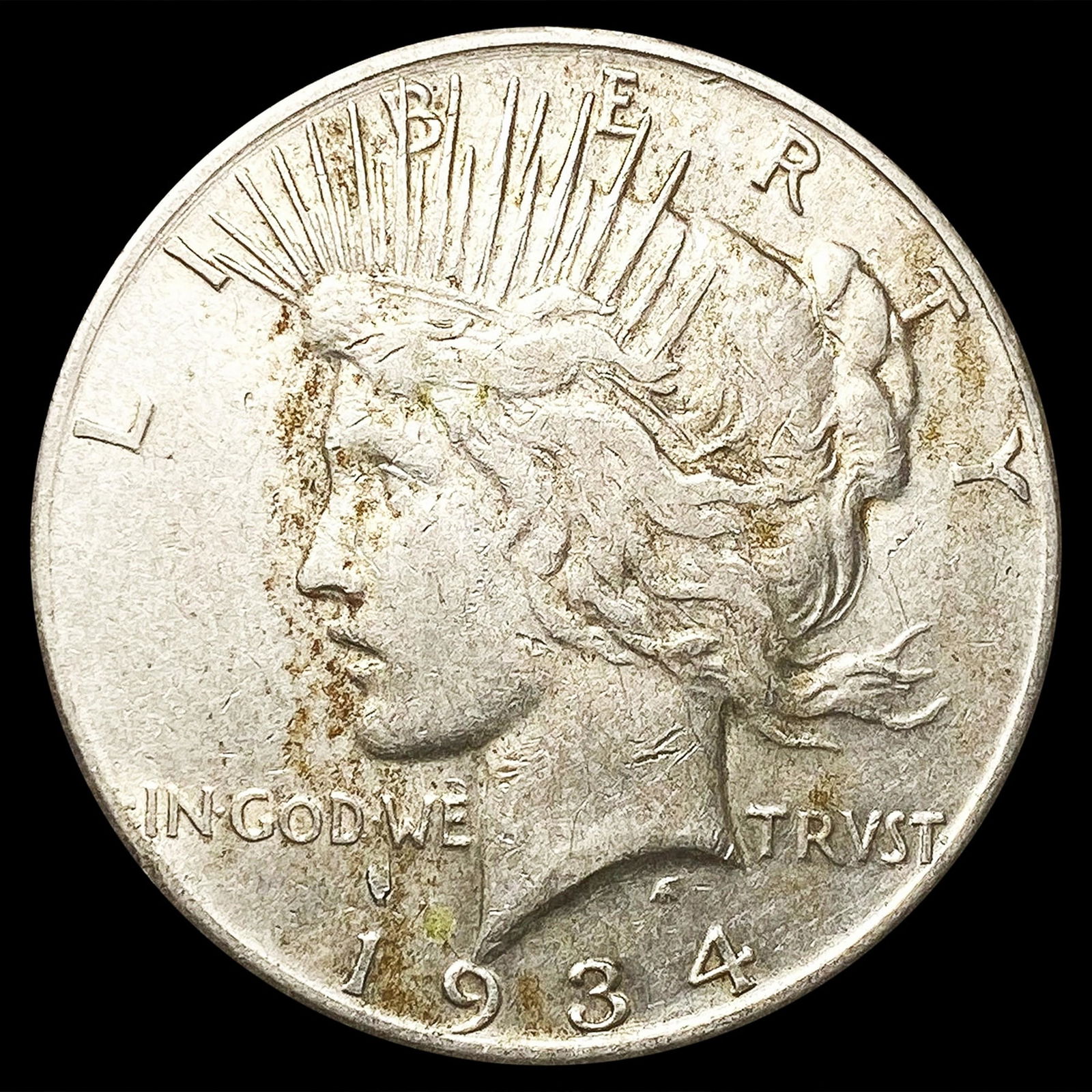 1934-S Silver Peace Dollar LIGHTLY CIRCULATED (1 of 2)