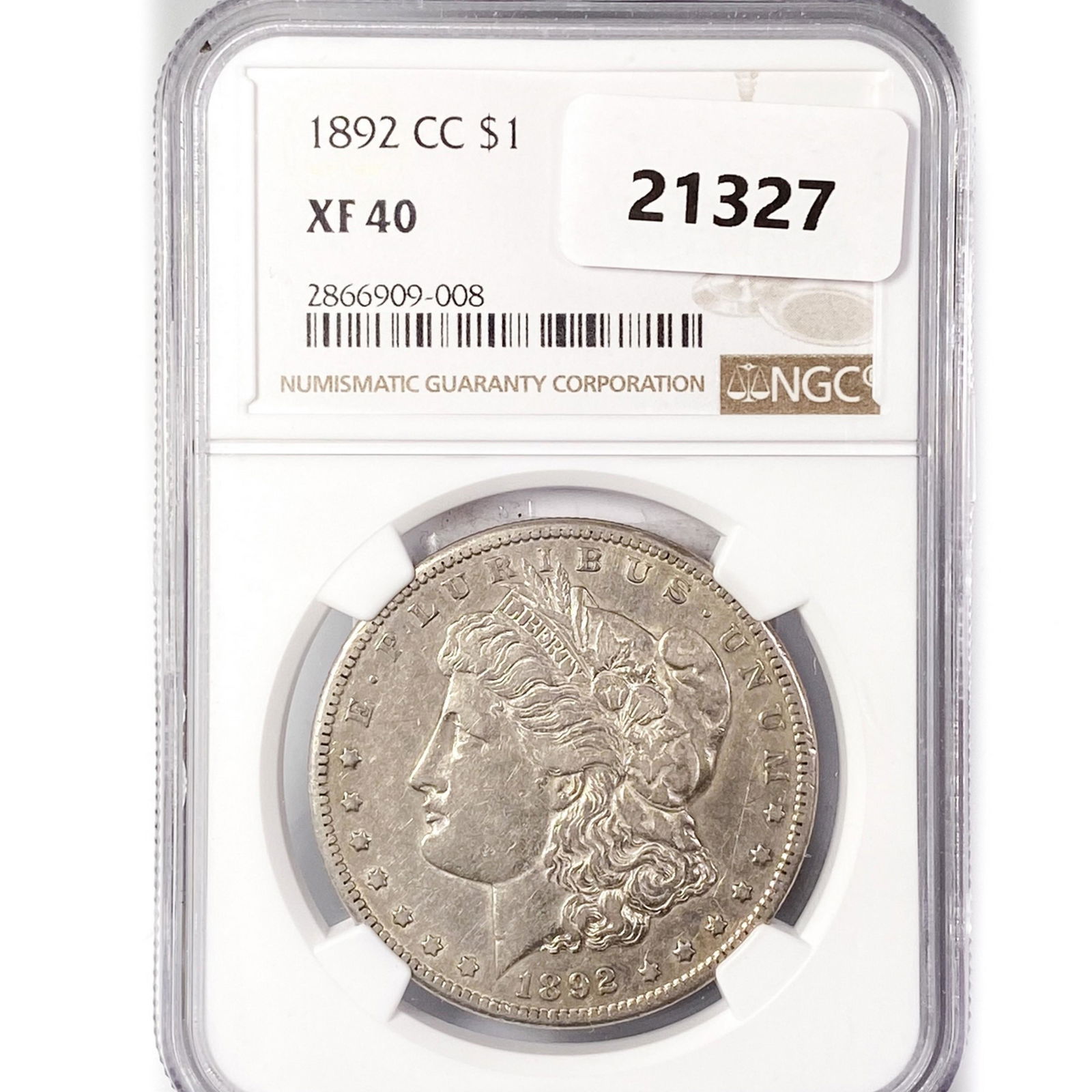 1892-CC Morgan Silver Dollar NGC XF40 (1 of 2)