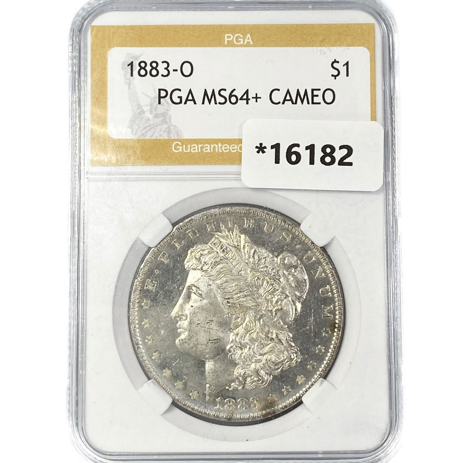 1883-O Morgan Silver Dollar PGA MS64+ CAMEO (1 of 2)