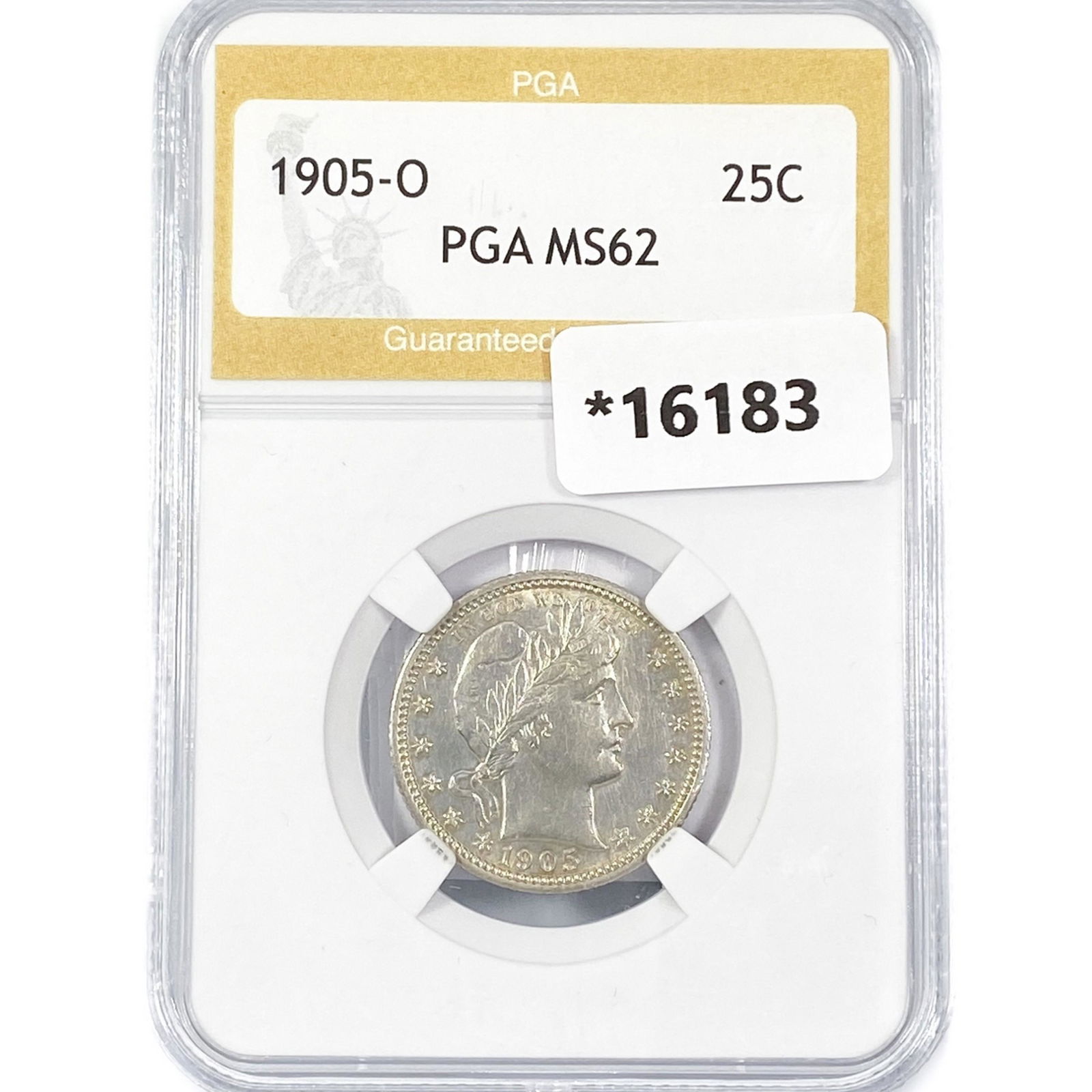 1905-O Barber Quarter PGA MS62 (1 of 2)