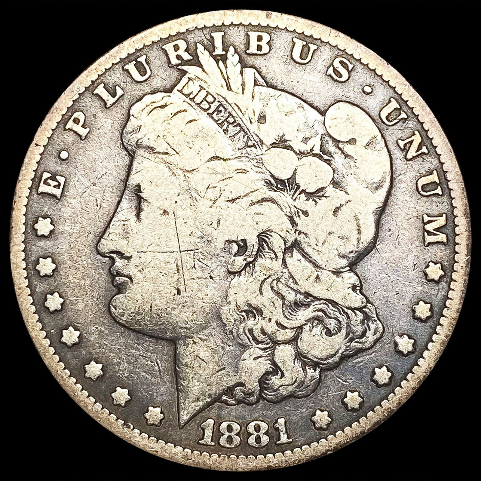1881-CC Morgan Silver Dollar NICELY CIRCULATED (1 of 2)