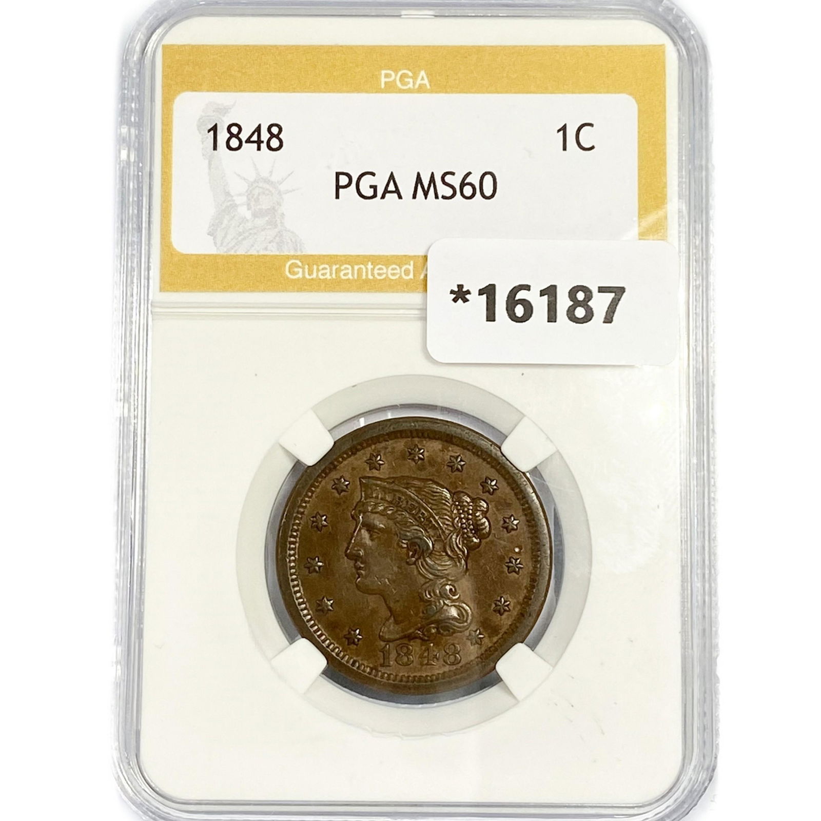 1848 Large Cent PGA MS60 (1 of 2)