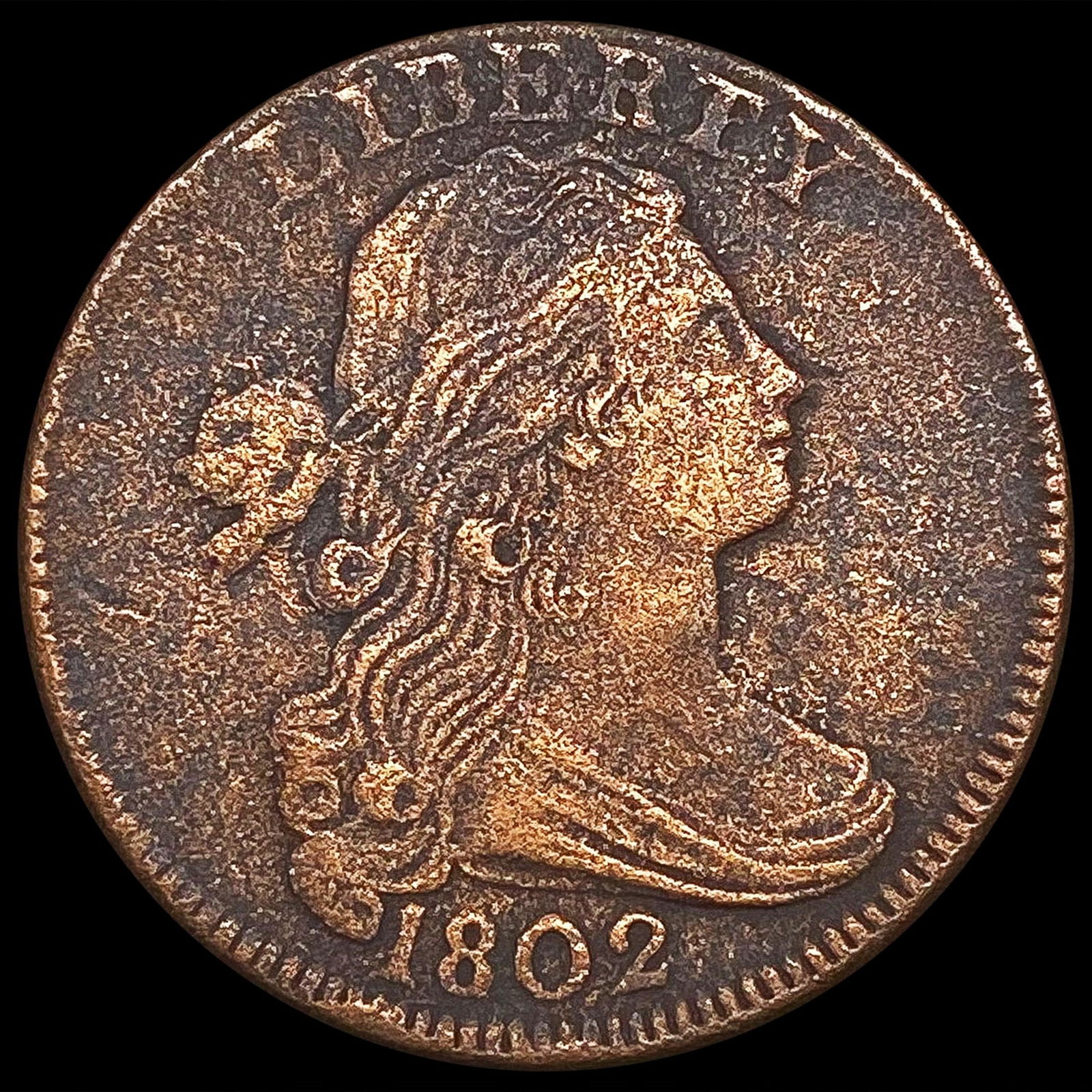 1802 Large Cent LIGHTLY CIRCULATED (1 of 2)
