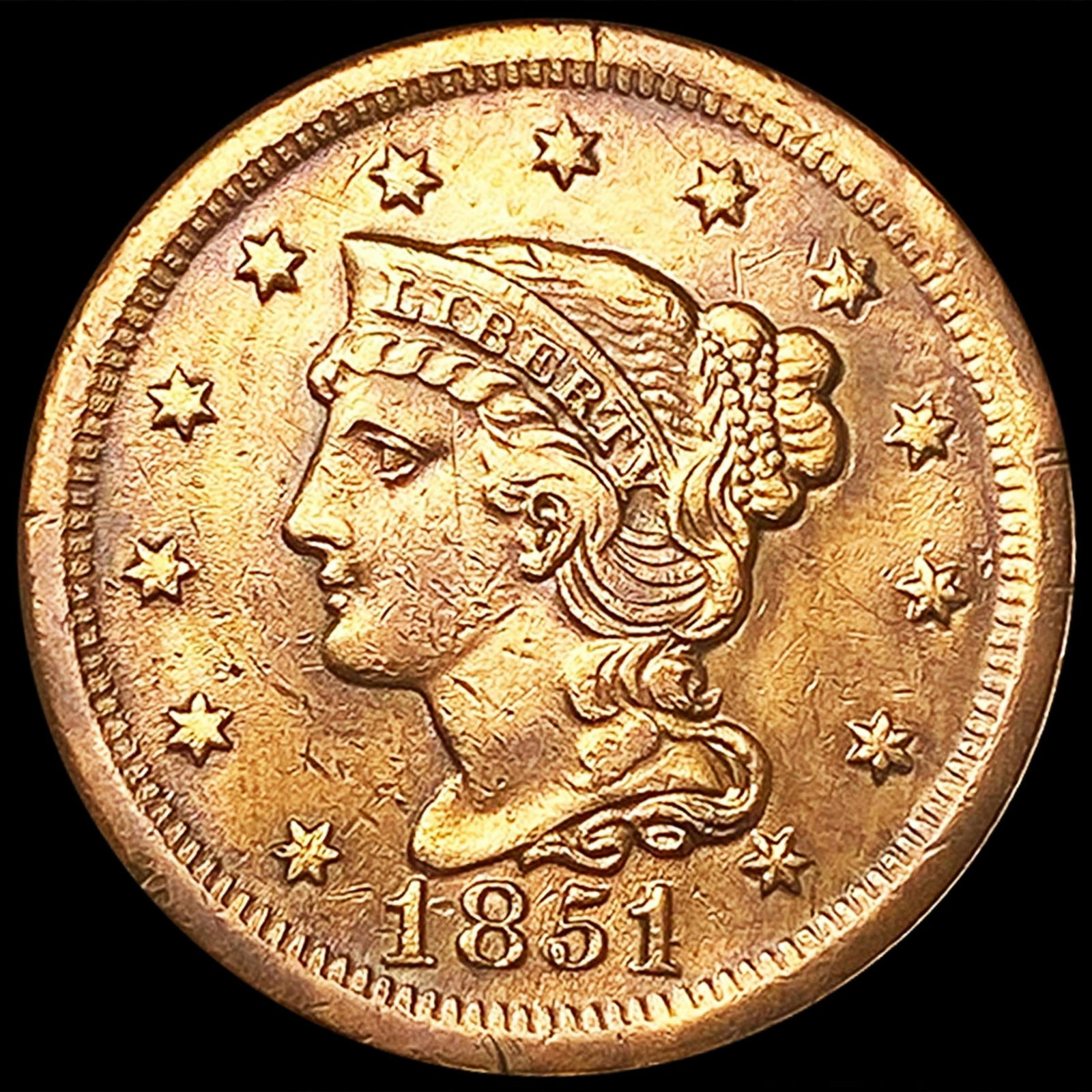 1851/81 Large Cent UNCIRCULATED (1 of 2)