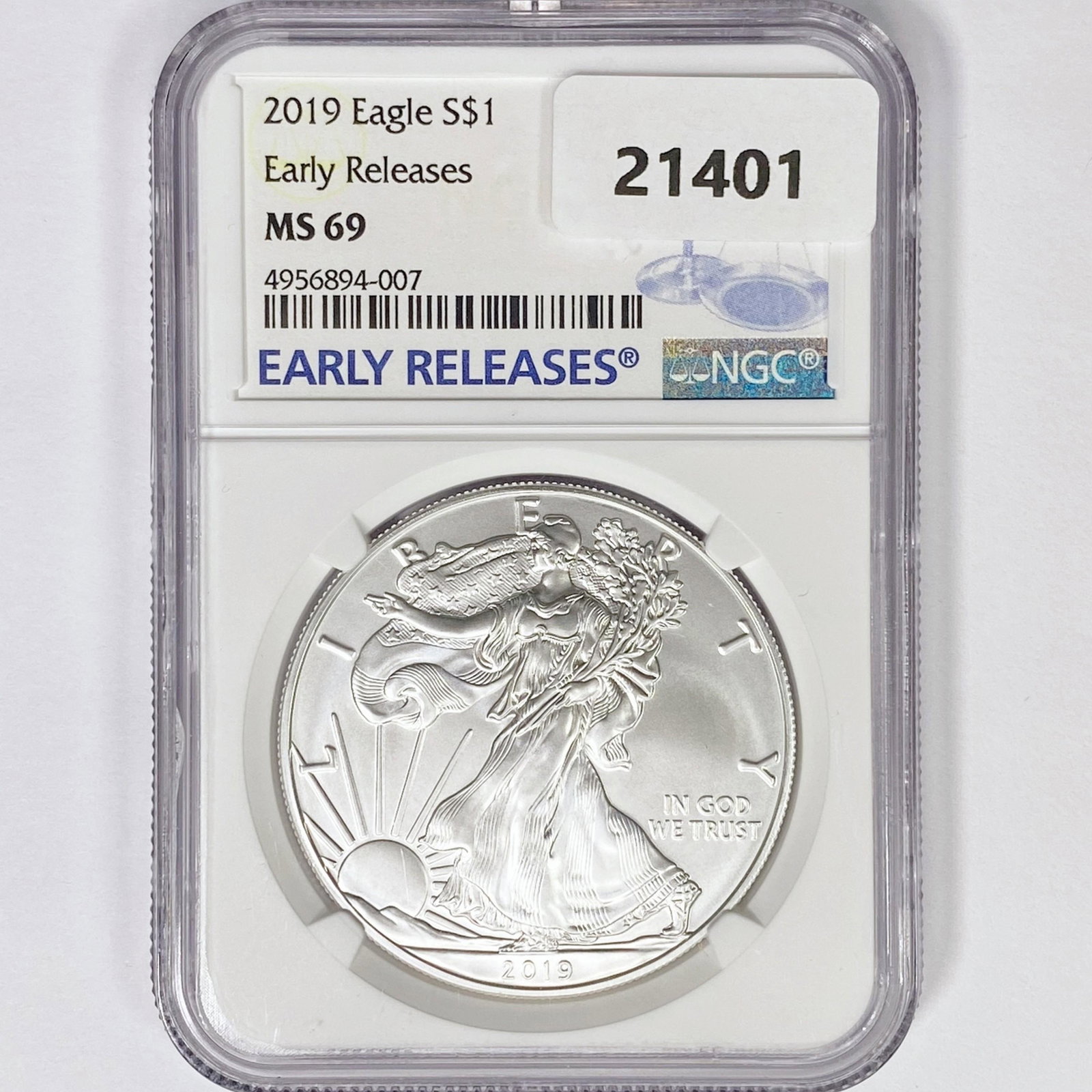 2019 American Silver Eagle NGC MS69 (1 of 2)