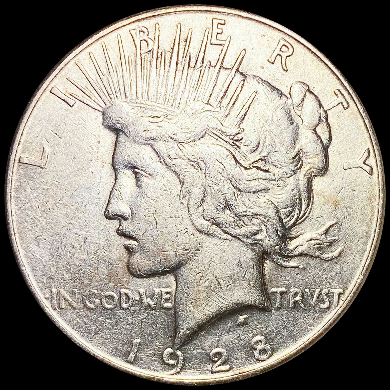 1928-S Silver Peace Dollar LIGHTLY CIRCULATED (1 of 2)