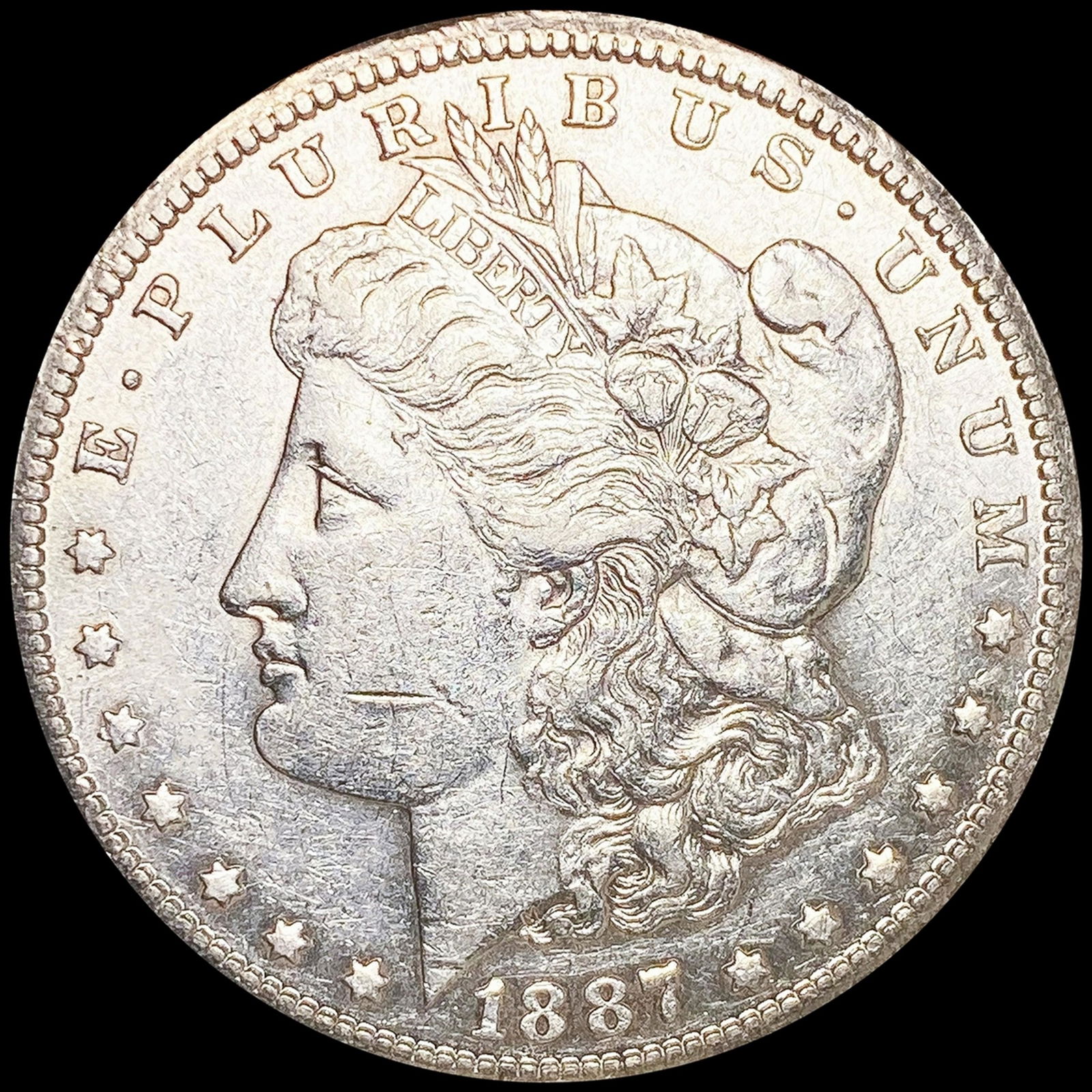 1887-S Morgan Silver Dollar CLOSELY UNCIRCULATED (1 of 2)