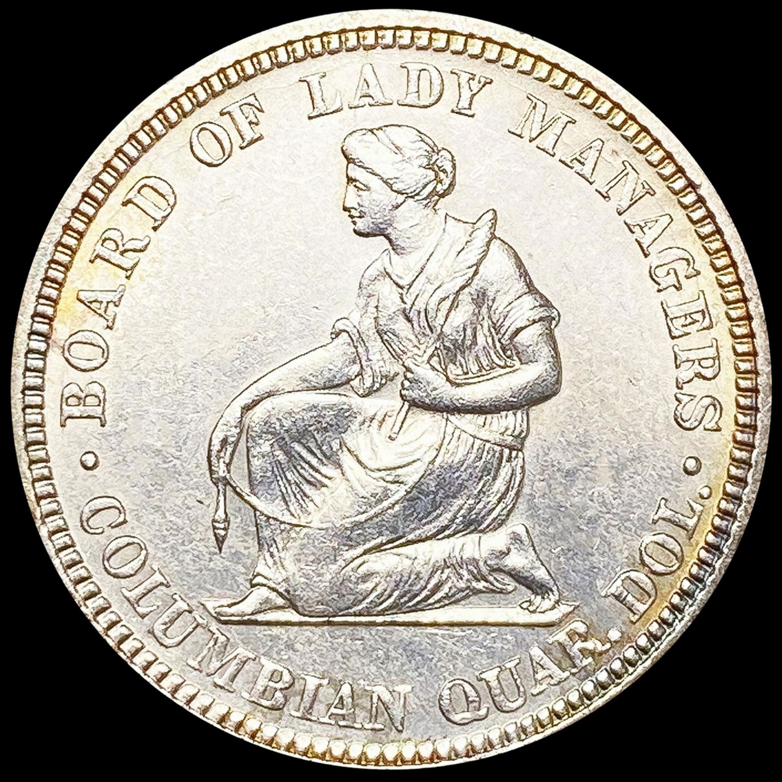 1893 Isabella Silver Quarter UNCIRCULATED (1 of 2)
