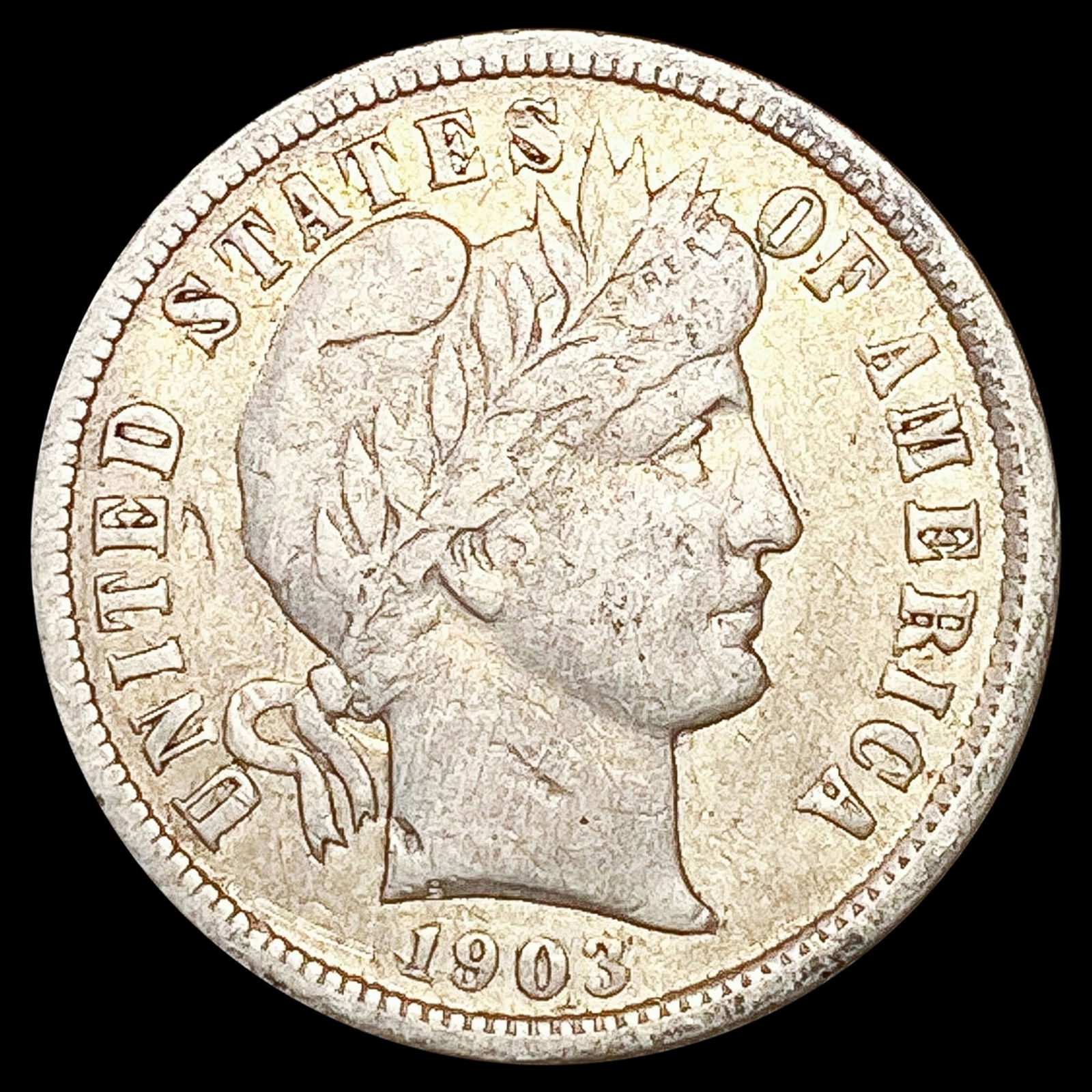 1903-O Barber Dime CLOSELY UNCIRCULATED (1 of 2)