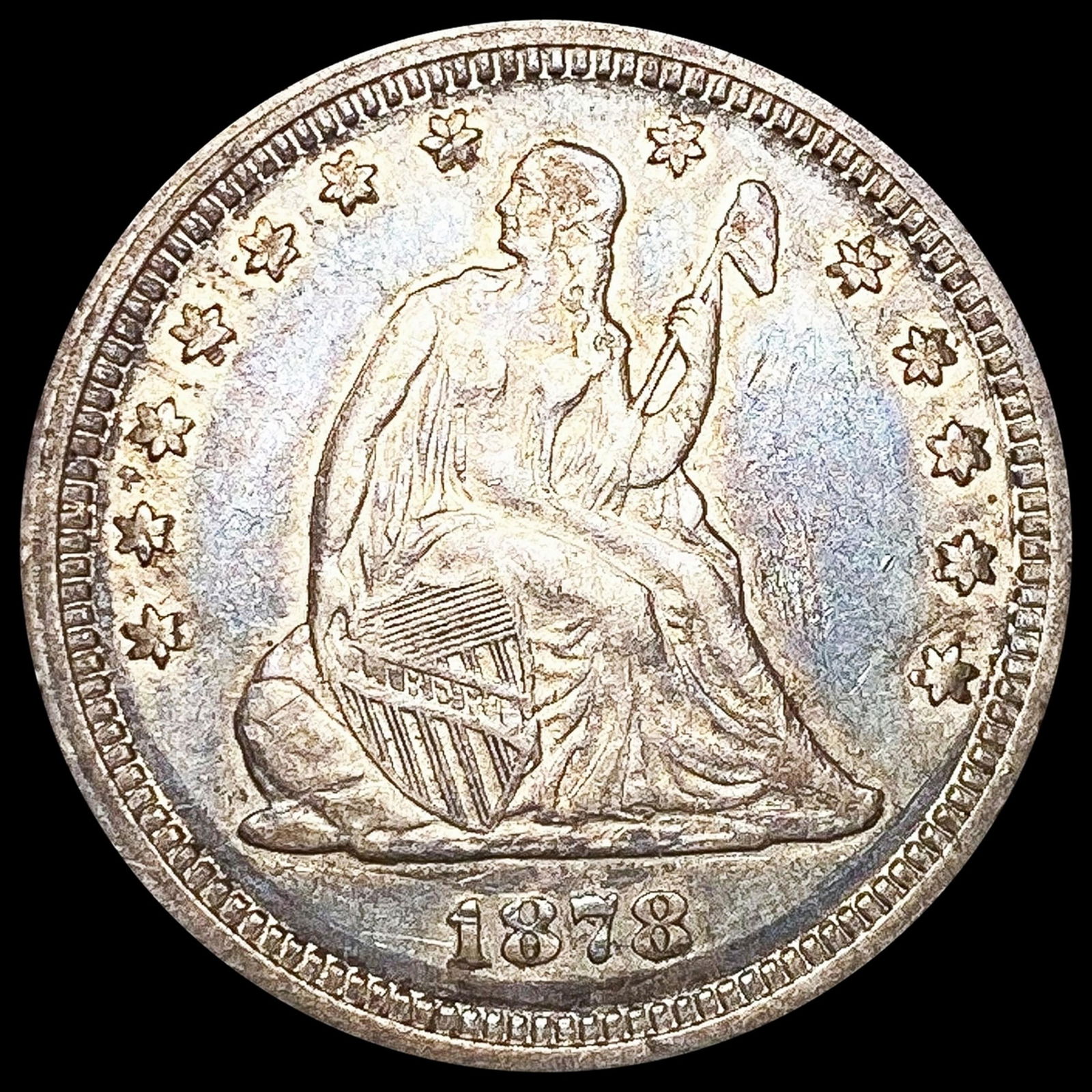 1878 Seated Liberty Quarter UNCIRCULATED (1 of 2)
