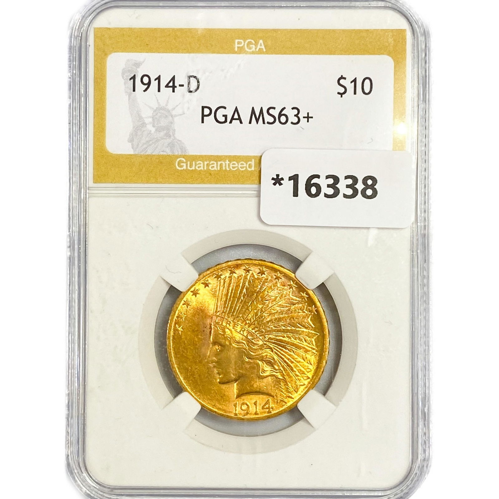 1914-D $10 Gold Eagle PGA MS63+ (1 of 2)