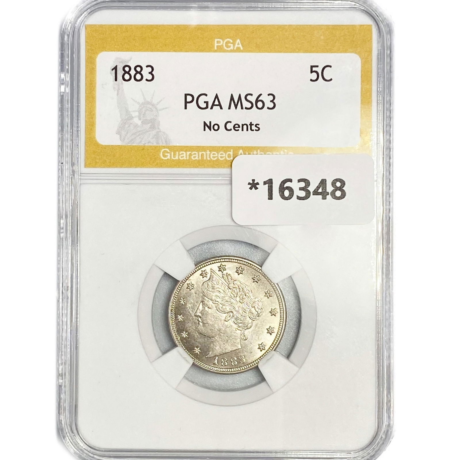 1883 Liberty Victory Nickel PGA MS63 No Cents (1 of 2)