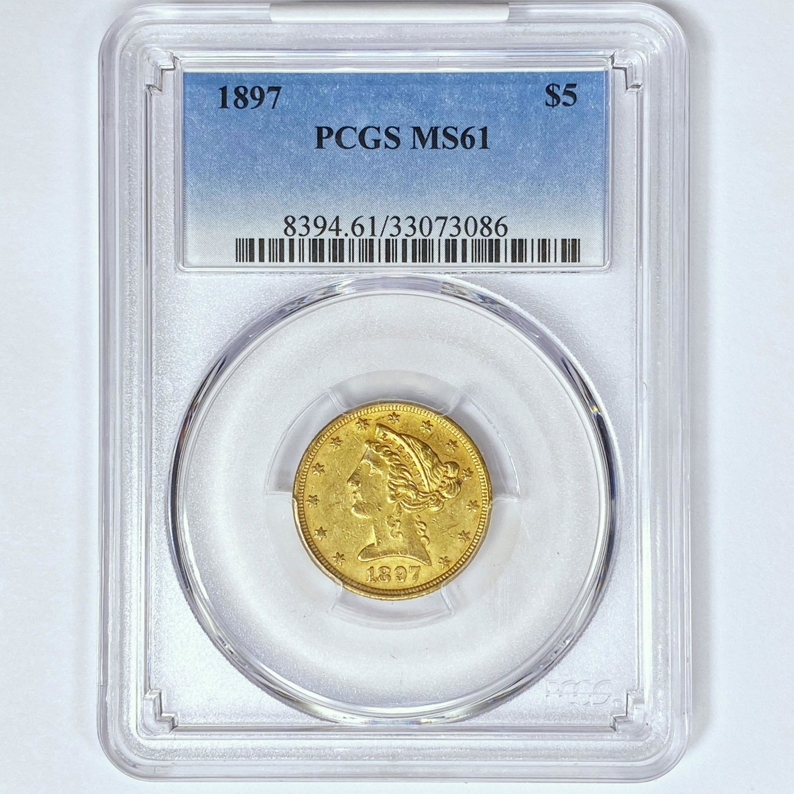 1897 $5 Gold Half Eagle PCGS MS61 (1 of 2)