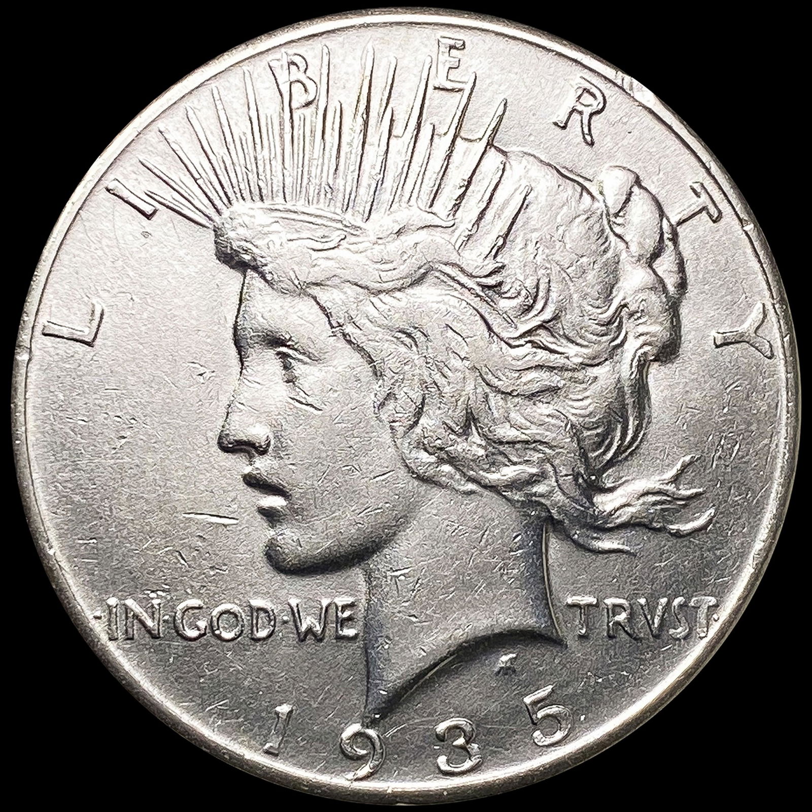 1935 Silver Peace Dollar LIGHTLY CIRCULATED (1 of 2)