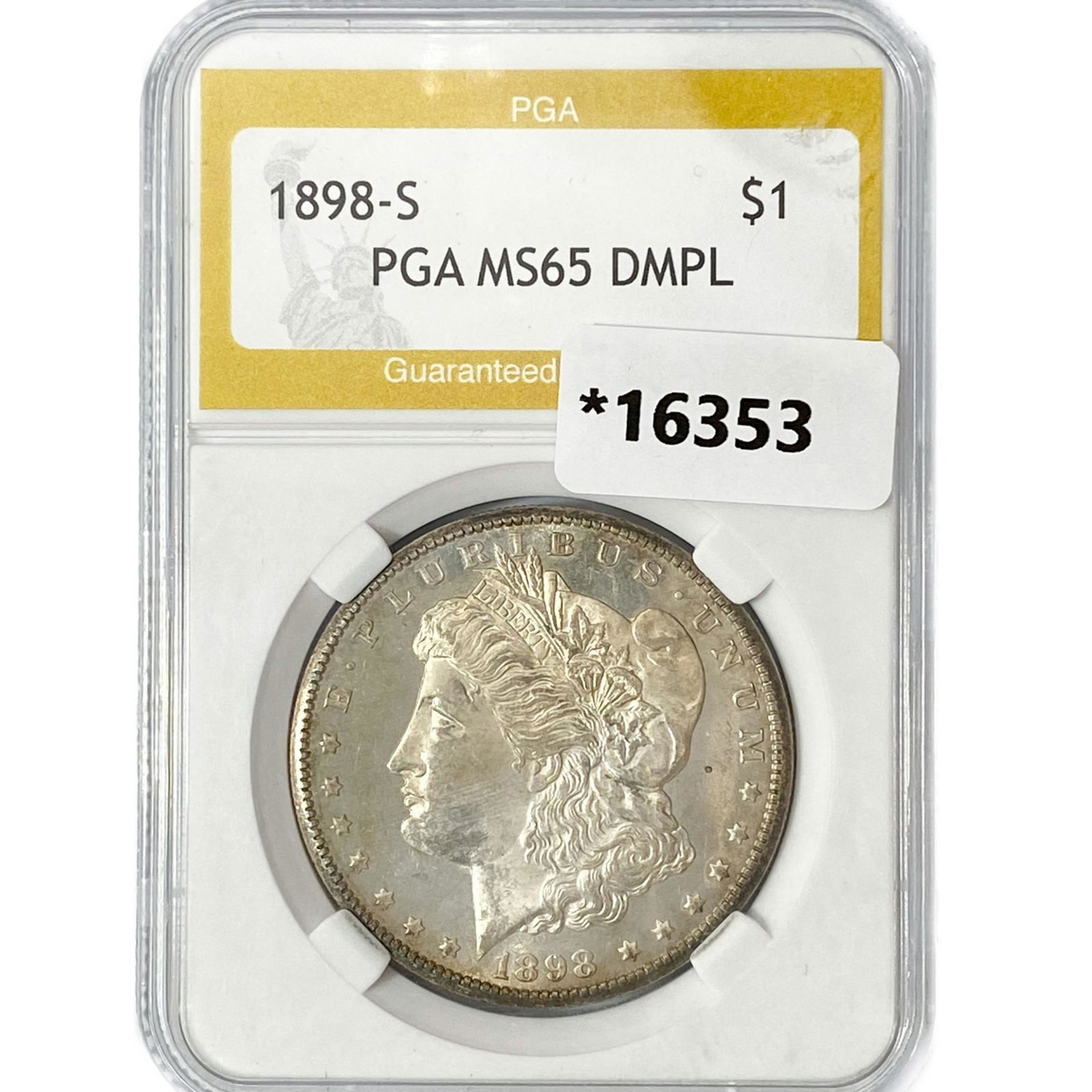1898-S Morgan Silver Dollar PGA MS65 DMPL (1 of 2)
