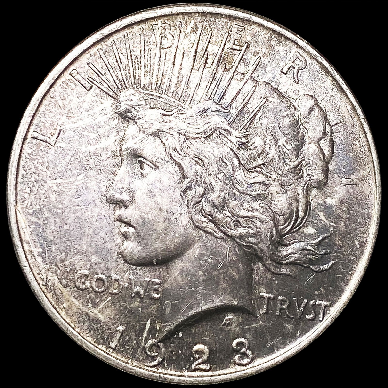 1923-D Silver Peace Dollar CLOSELY UNCIRCULATED (1 of 2)