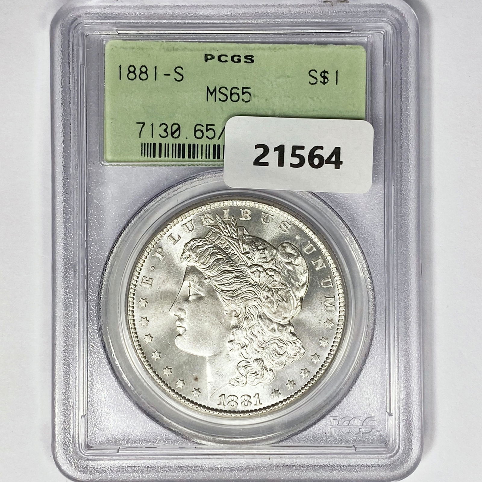 1881-S Morgan Silver Dollar PCGS MS65 (1 of 2)