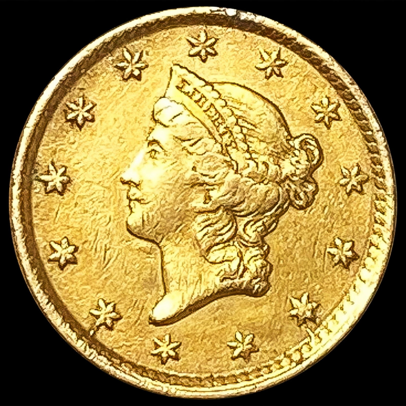 1854 Rare Gold Dollar CLOSELY UNCIRCULATED (1 of 2)