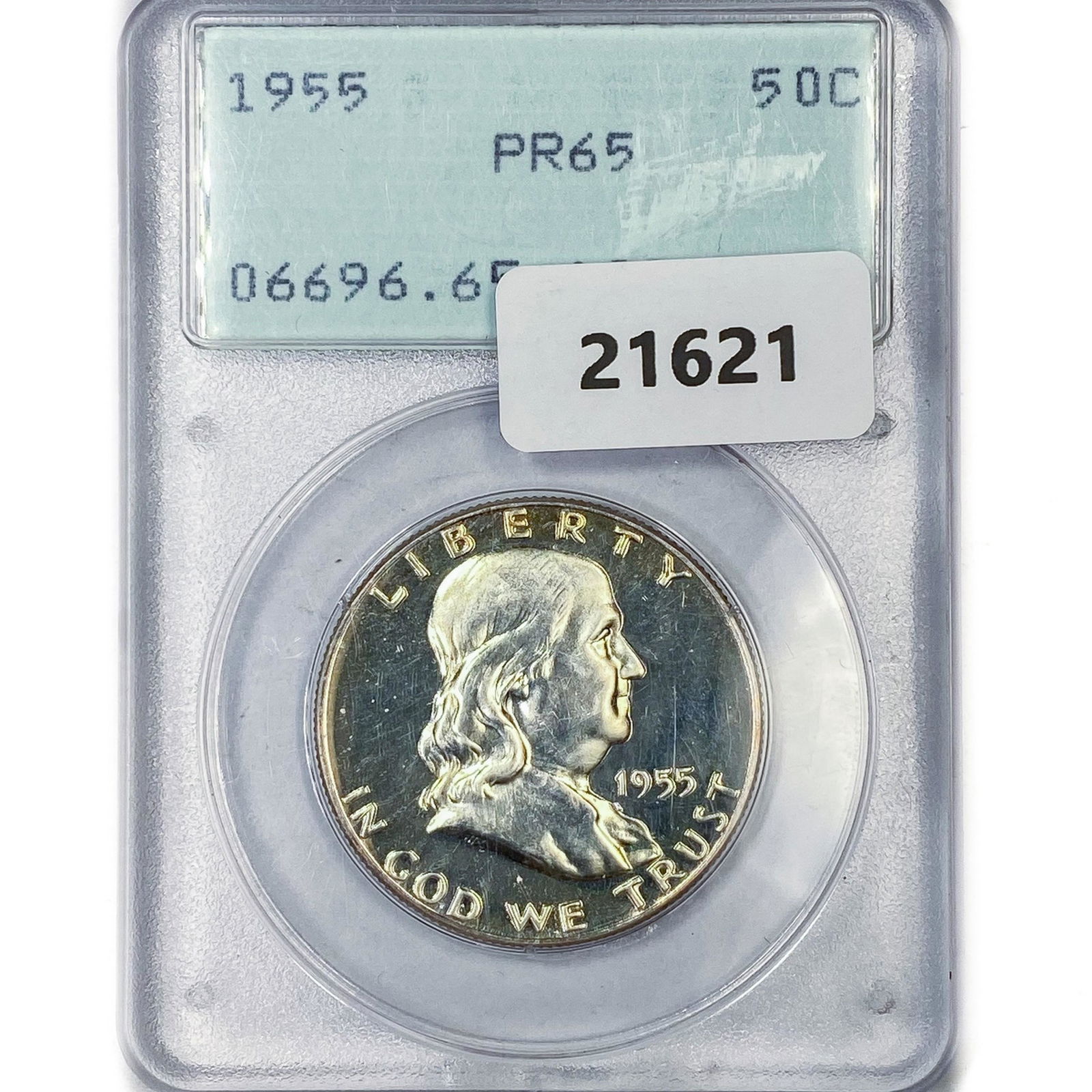 1955 Franklin Half Dollar PCGS PR65 (1 of 2)