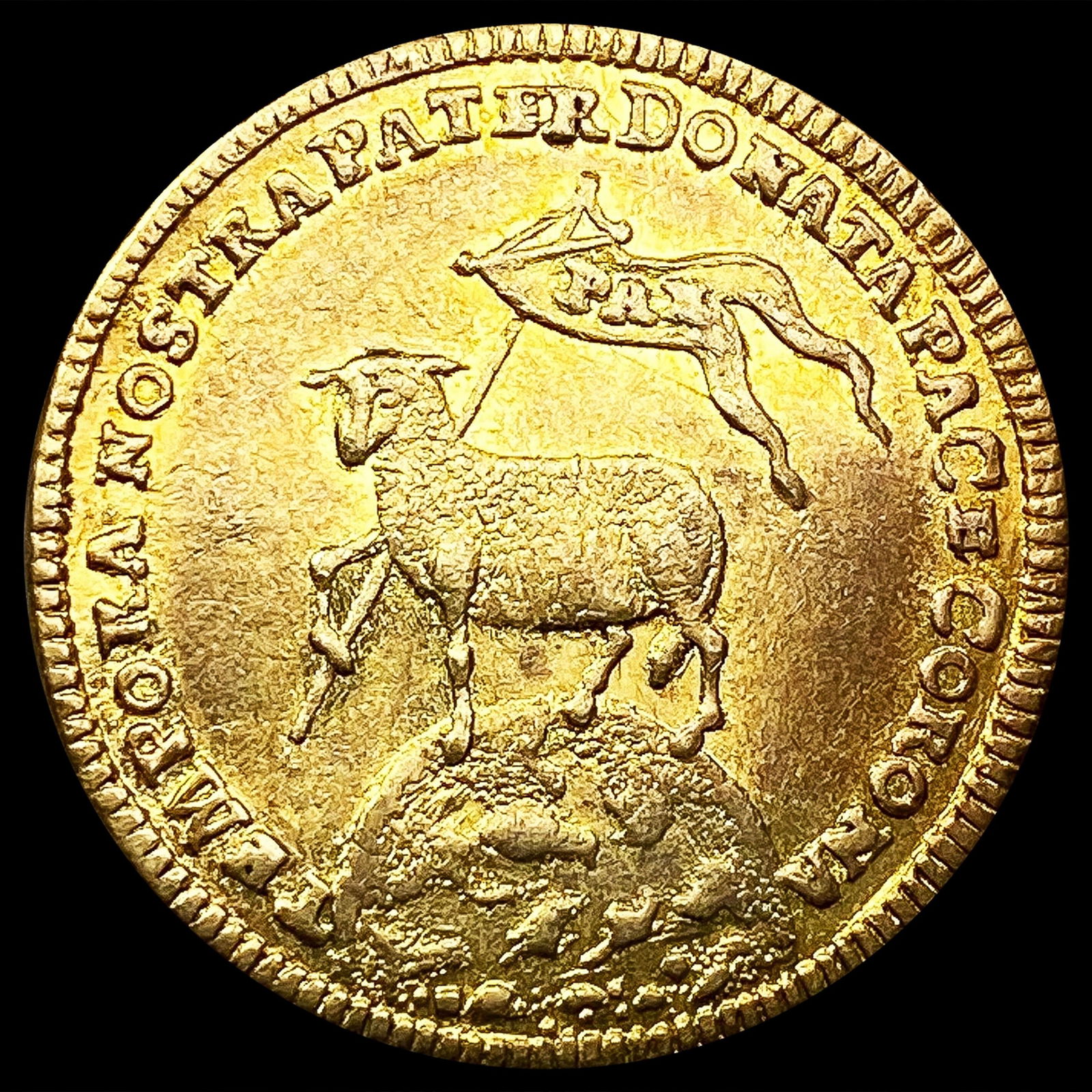 1700 German 3.45g Gold Ducat NEARLY UNCIRCULATED (1 of 2)