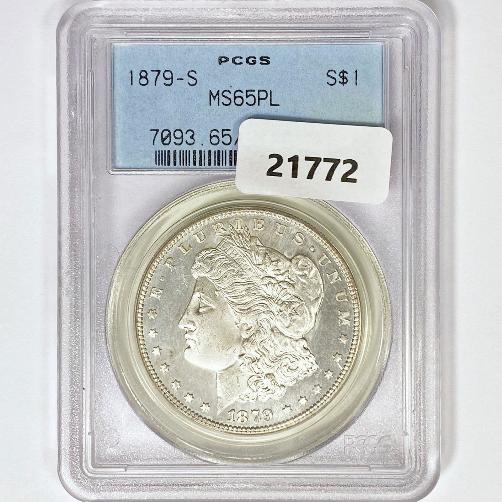 1879-S Morgan Silver Dollar PCGS MS65 PL (1 of 2)