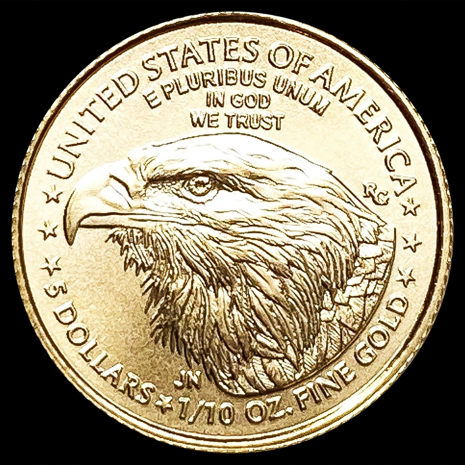 2022 1/10oz Gold $5 Eagle SUPERB GEM BU (1 of 2)