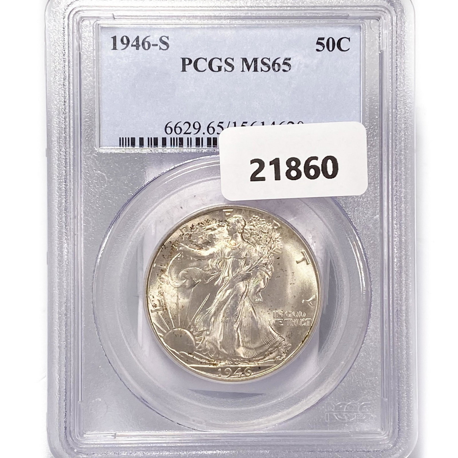 1946-S Walking Liberty Half Dollar PCGS MS65 (1 of 2)