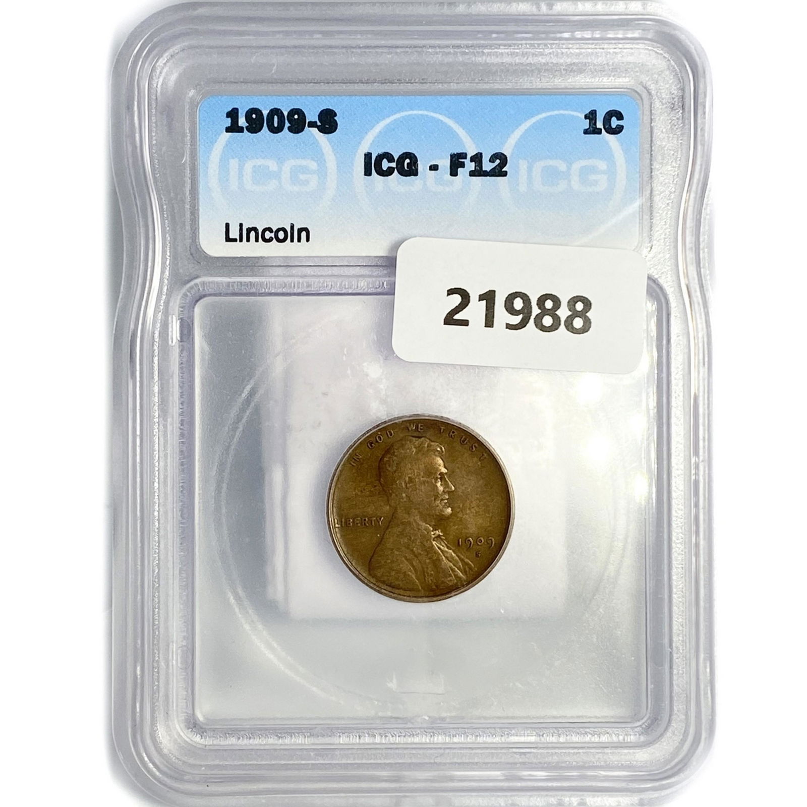 1909-S Wheat Cent ICG F12 (1 of 2)