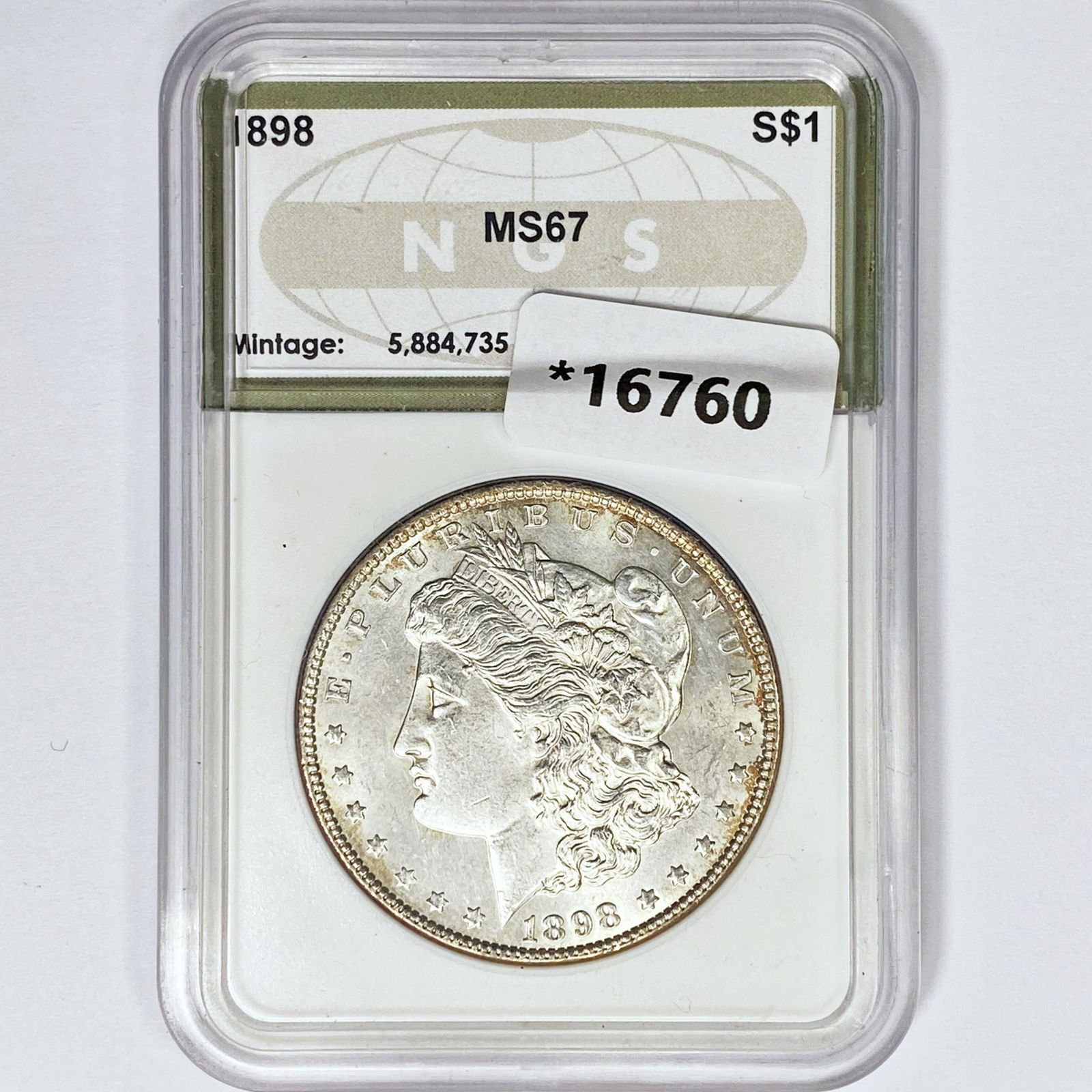 1898 Morgan Silver Dollar NGS MS67 (1 of 2)