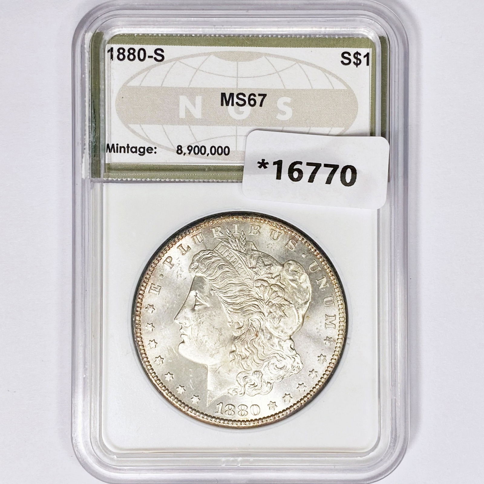 1880-S Morgan Silver Dollar NGS MS67 (1 of 2)