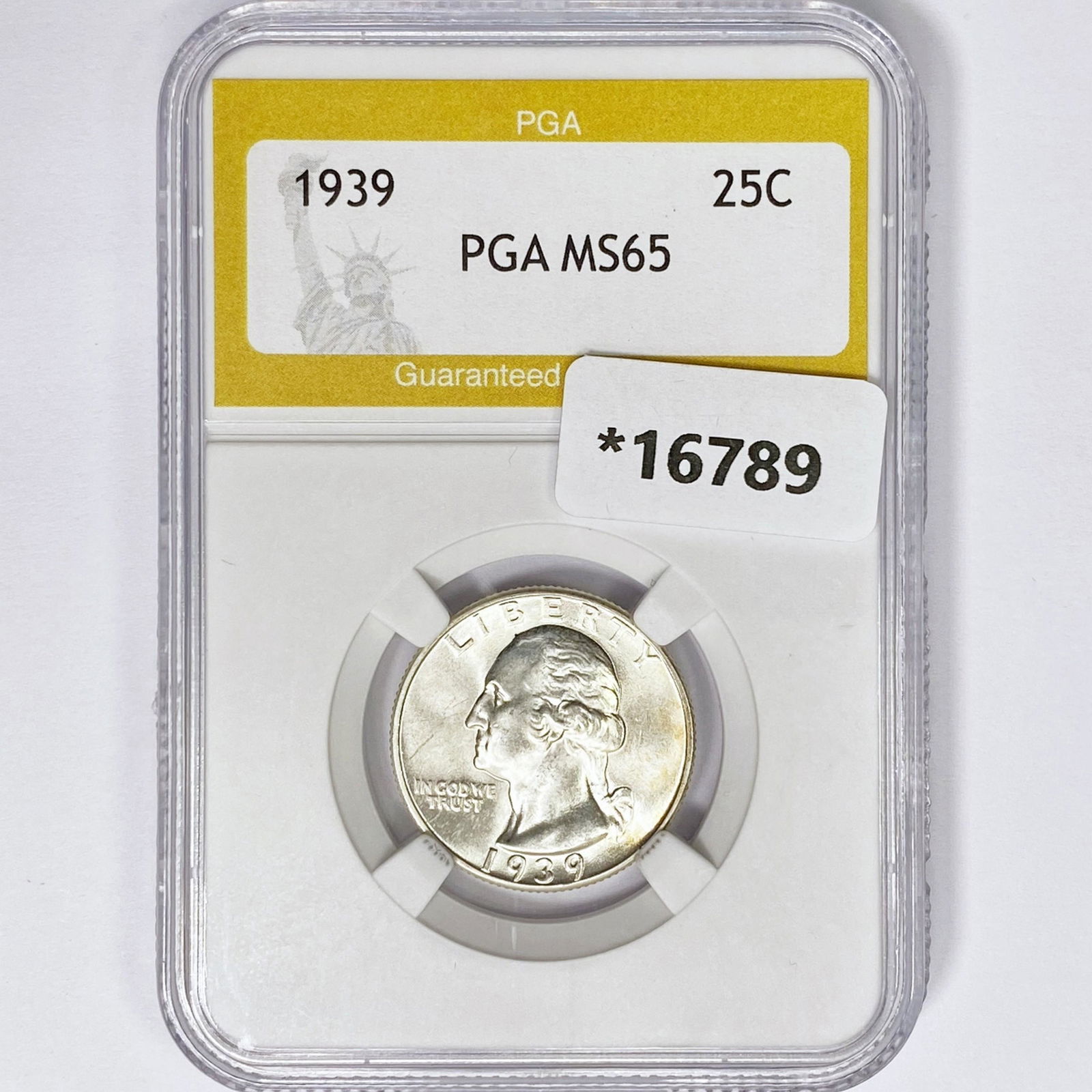 1939 Washington Silver Quarter PGA MS65 (1 of 2)