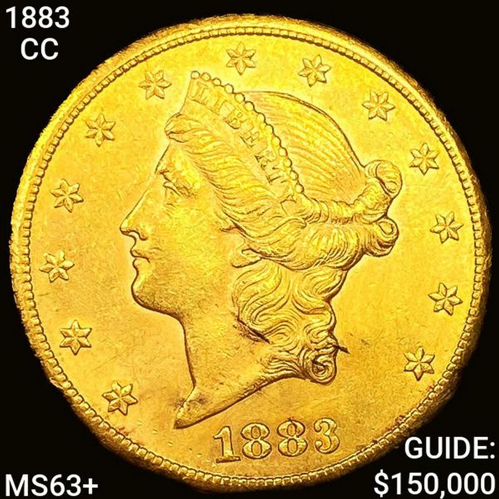 1883-CC $20 Gold Double Eagle CHOICE BU + (1 of 2)