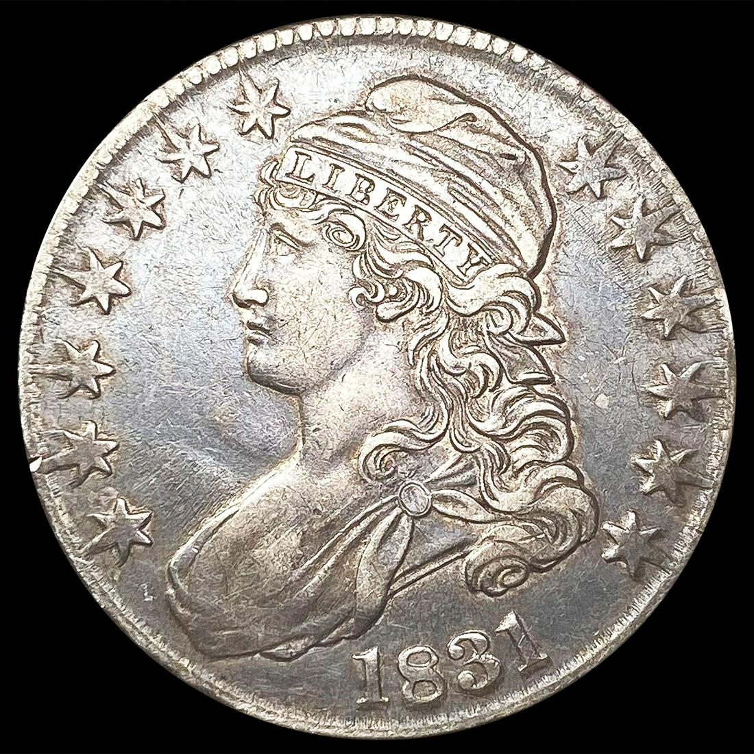 1831 Capped Bust Half Dollar NEARLY UNCIRCULATED (1 of 2)