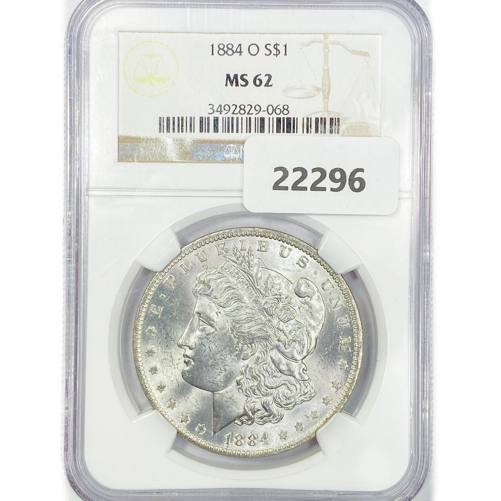 1884-O Morgan Silver Dollar NGC MS62 (1 of 2)