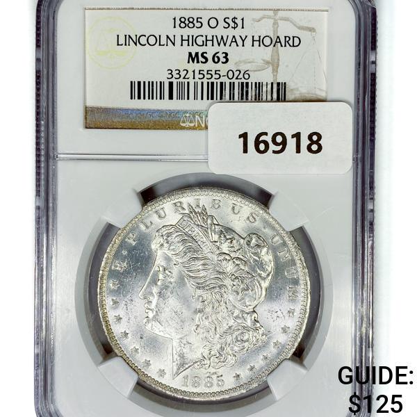 1885-O Morgan Silver Dollar NGC MS63 (1 of 2)