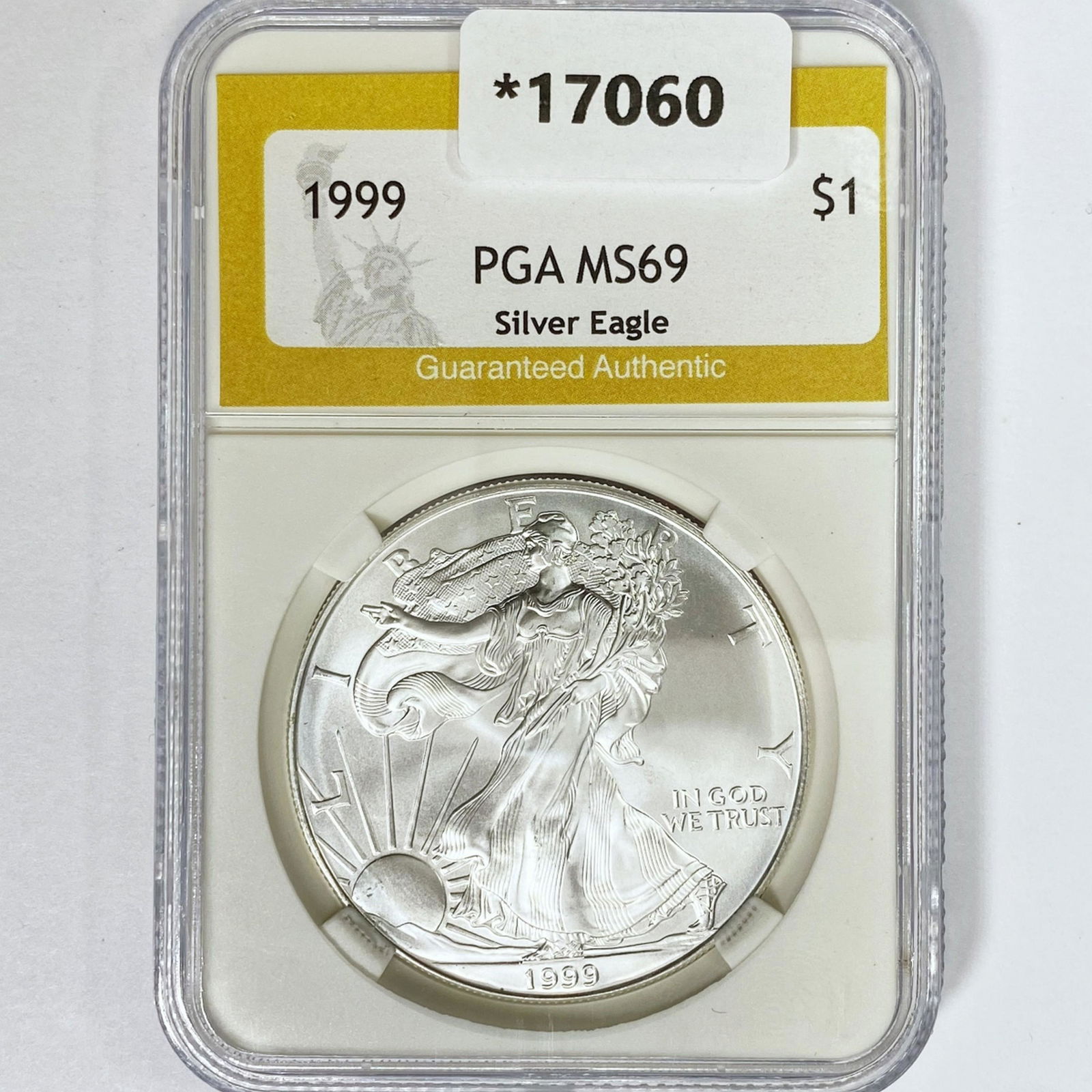 1999 American Silver Eagle PGA MS69 (1 of 2)