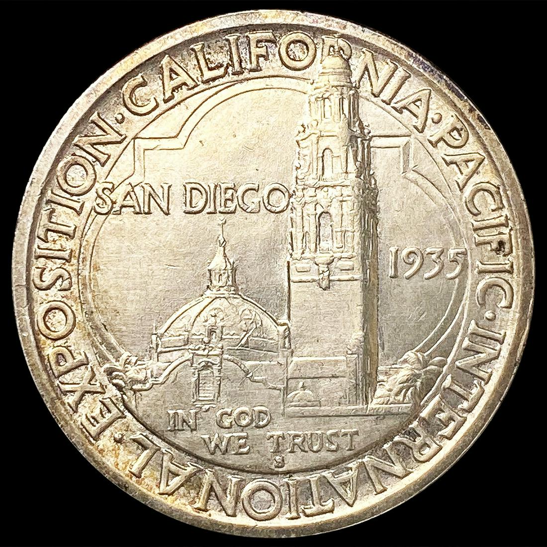 1935-S San Diego Half Dollar UNCIRCULATED (1 of 2)