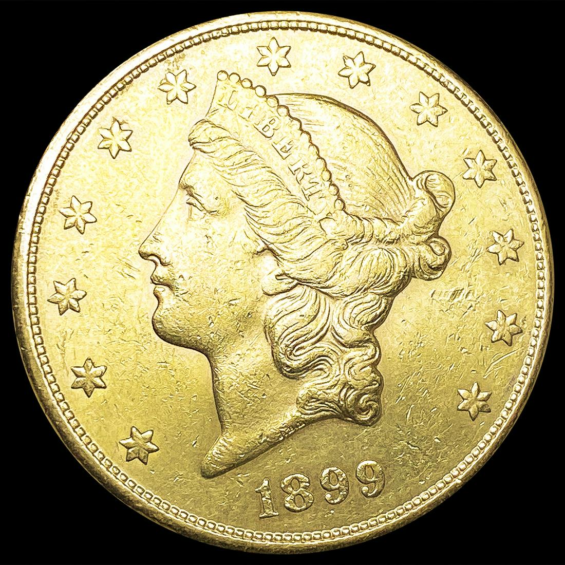 1899-S $20 Gold Double Eagle UNCIRCULATED (1 of 2)