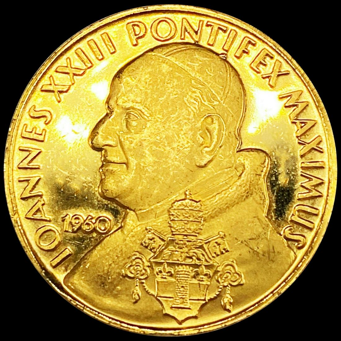 1960 Vatican .276oz Gold Pope 2 Ducat CHOICE: 1960 Vatican .276oz Gold Pope 2 Ducat CHOICE