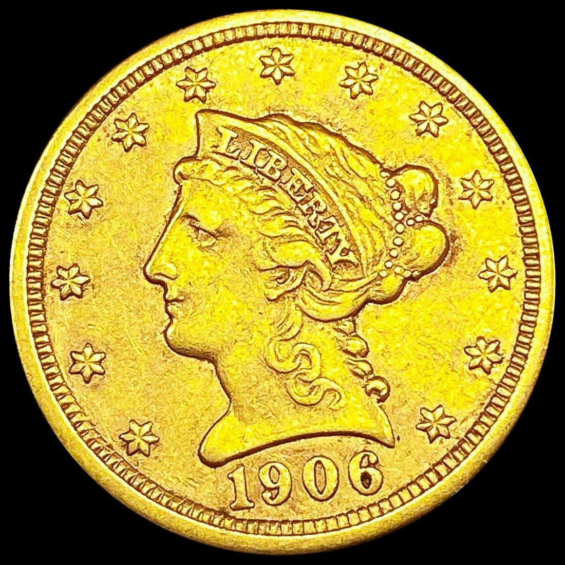 1906 $2.50 Gold Quarter Eagle LIGHTLY CIRCULATED (1 of 2)