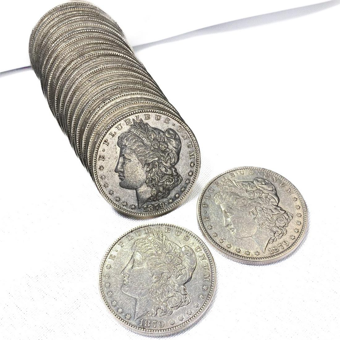 1879 Morgan Silver Dollar Roll (20 (1 of 4)