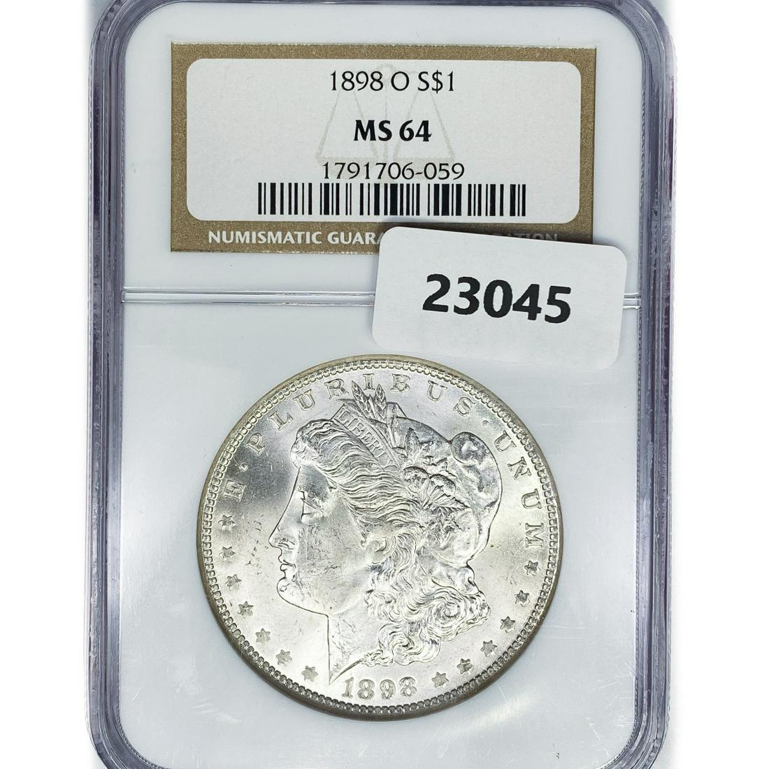 1898-O Morgan Silver Dollar NGC MS64 (1 of 2)
