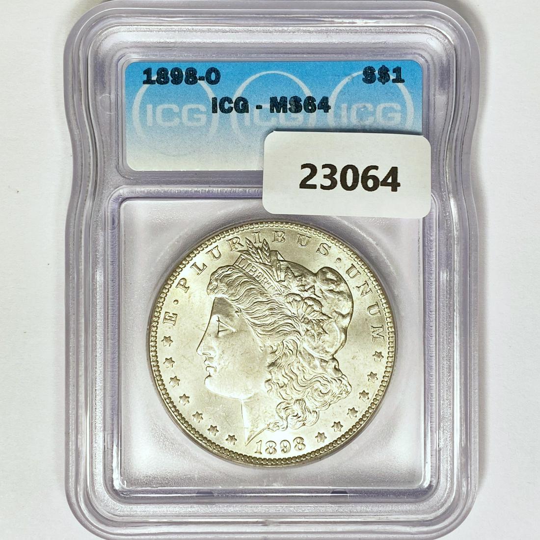 1898-O Morgan Silver Dollar ICG MS64 (1 of 2)