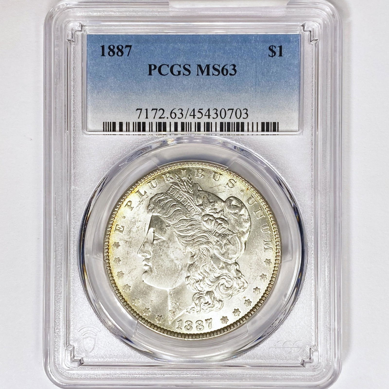 1887 Morgan Silver Dollar PCGS MS63 (1 of 2)