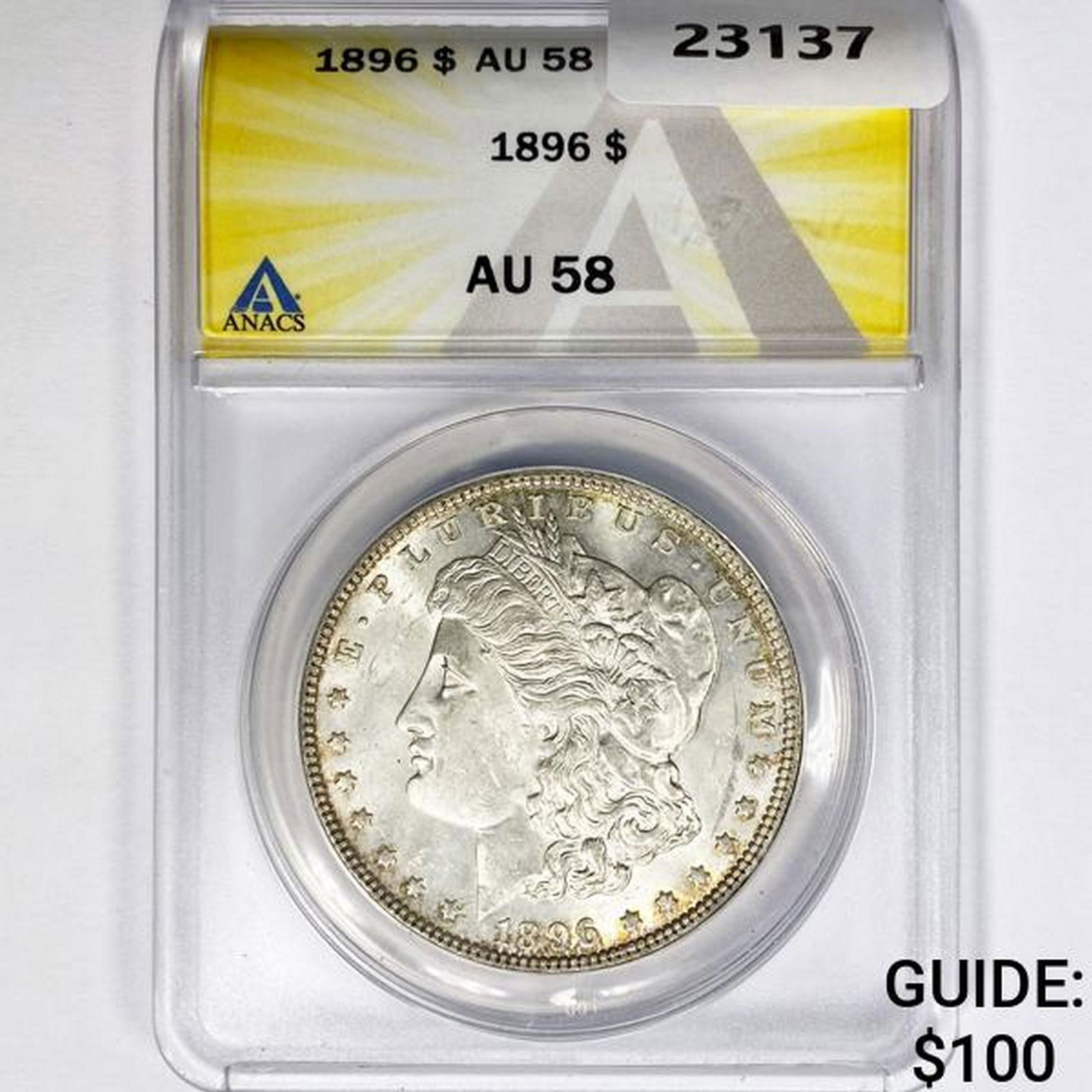1896 Morgan Silver Dollar ANACS AU58 (1 of 2)